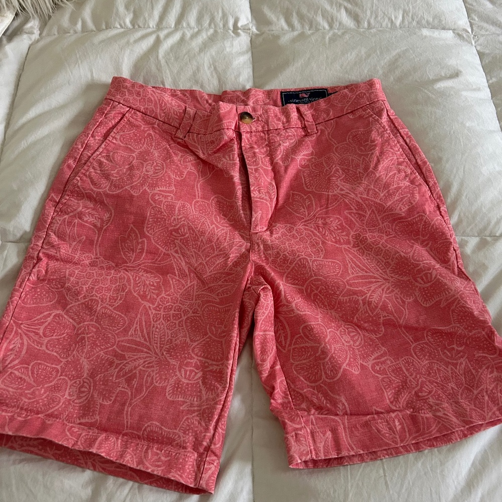 Pale Red/Coral Vinyard Vines Breaker Short